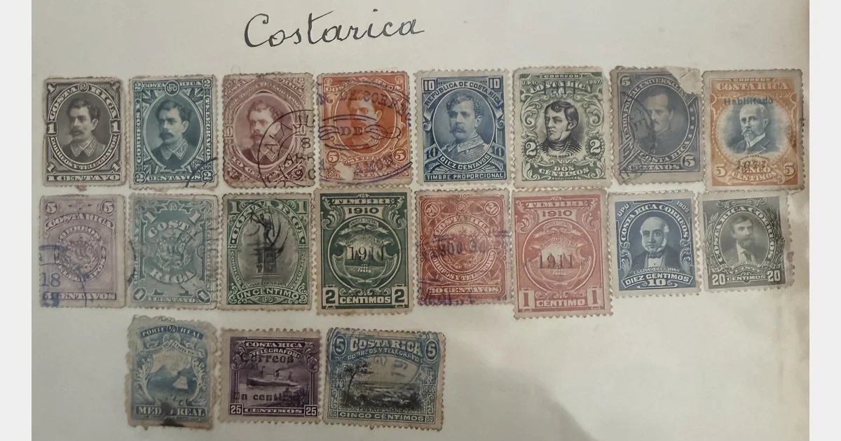 Amérique centrale & Caraïbes – lot de timbres anciens