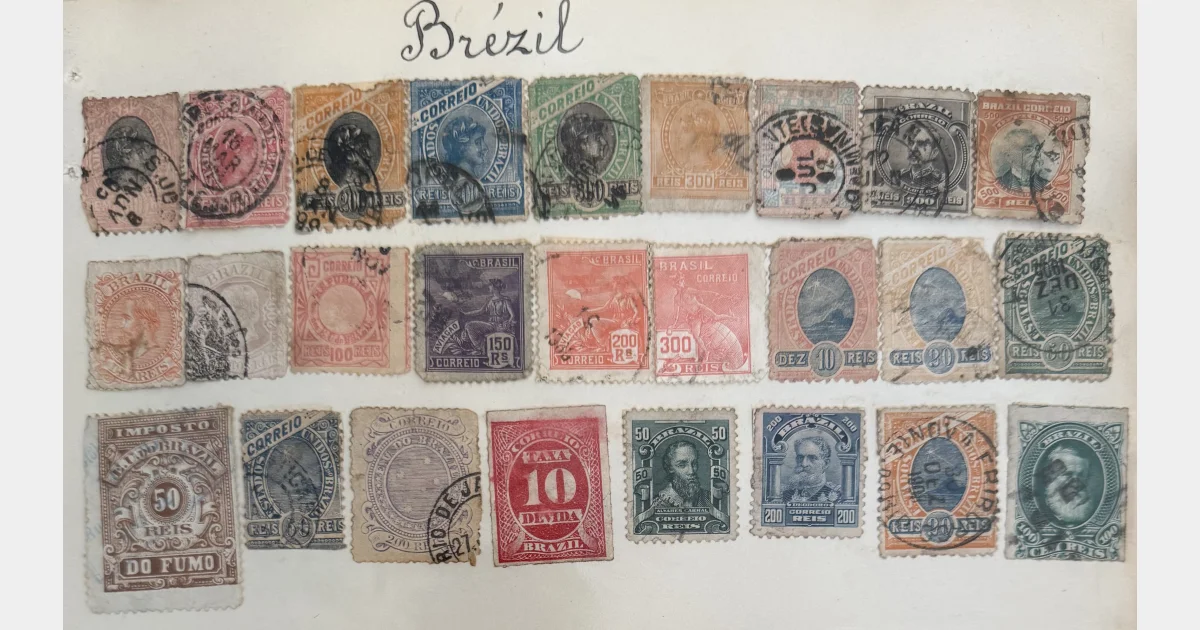 Amérique du Sud – Brésil, Mexique, Chili – lot de timbres anciens classiques