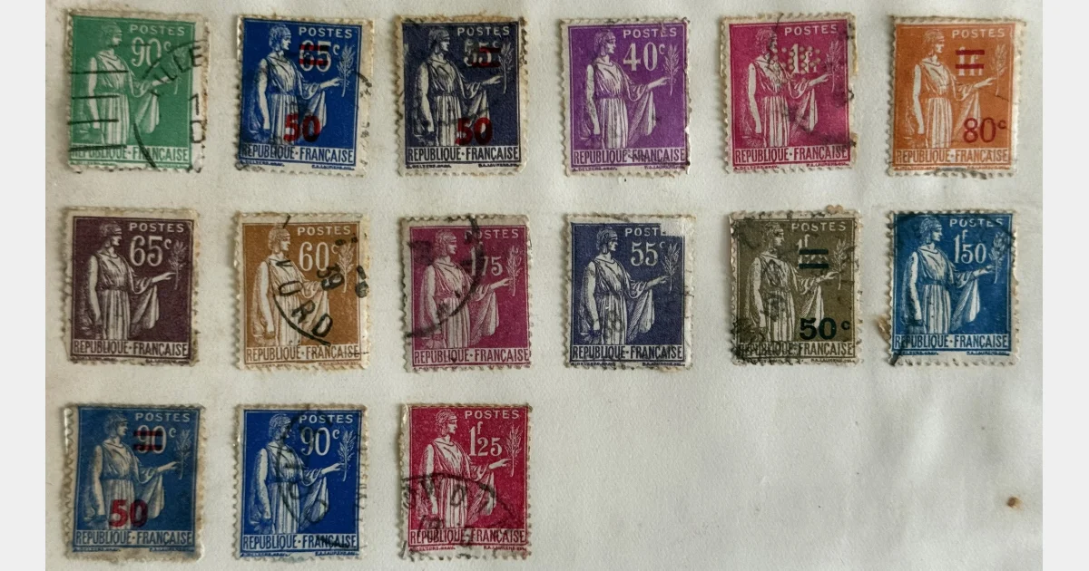 France – Lot de timbres anciens (Semeuse, Sage, fiscaux, télégraphe) – fin XIXe / début XXe