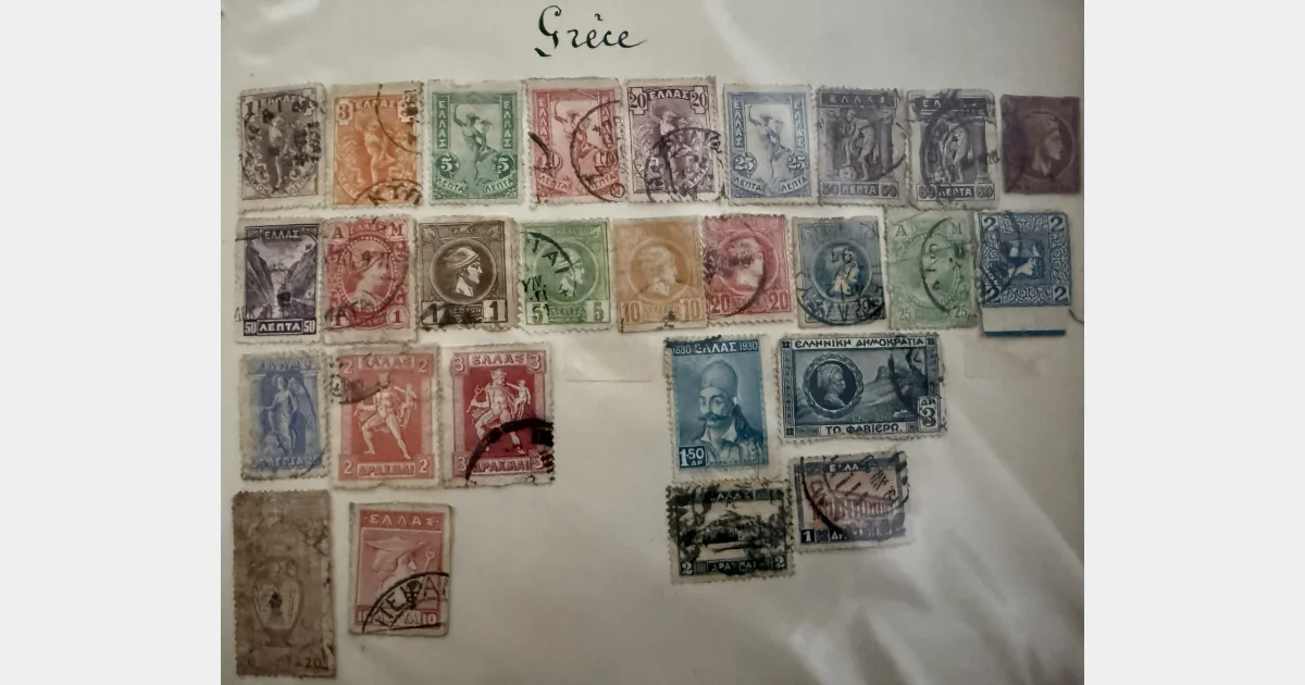 Grèce – Lot de timbres anciens (Hermès, classiques, République)