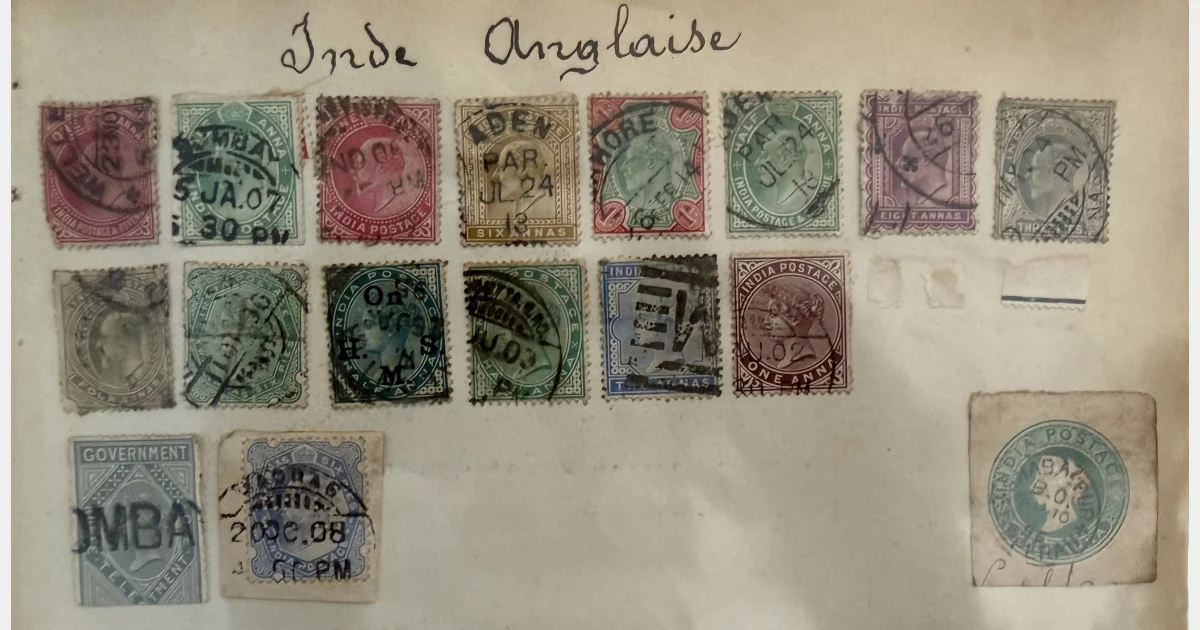 Océanie & Inde – lot de timbres anciens Australie, Inde britannique, Ceylan, Samoa, colonies