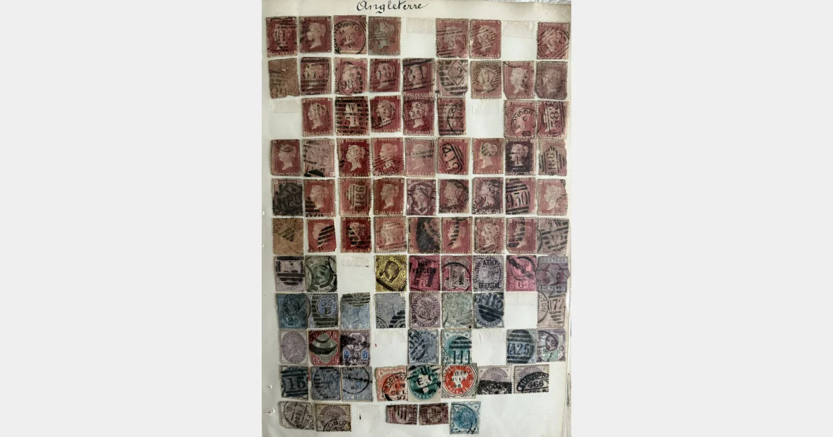 UK – Important lot de timbres anciens (Penny Red, fiscaux, télégraphe) – XIXe siècle