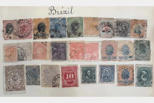 Amérique du Sud – Brésil, Mexique, Chili – lot de timbres anciens classiques