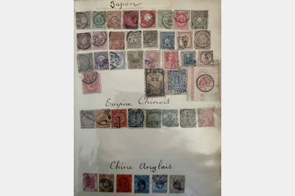 Asie – lot de timbres anciens Chine, Japon, Hong Kong