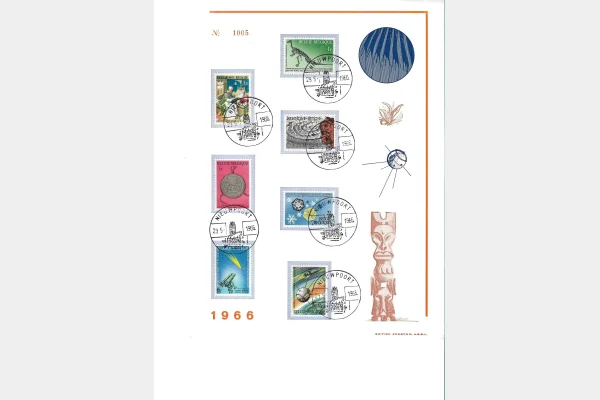 Belgique 1966 – Patrimoine scientifique – Document Premier Jour (FDC) Nieuwpoort – TB état