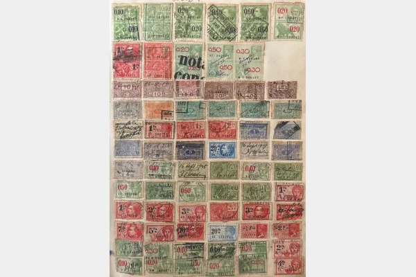 Belgique – Timbres fiscaux anciens XIXe (dimension, francs, Tournai) + divers – Lot