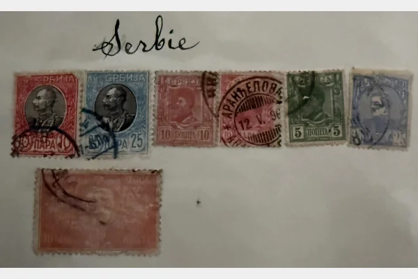 Serbie – Petit lot de timbres anciens (Royaume de Serbie) – oblitérés – classiques