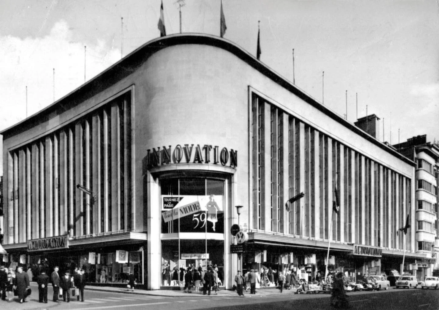 Magasin Innovation en 1959 | Boulevard Joseph Tirou, Charleroi | 1959