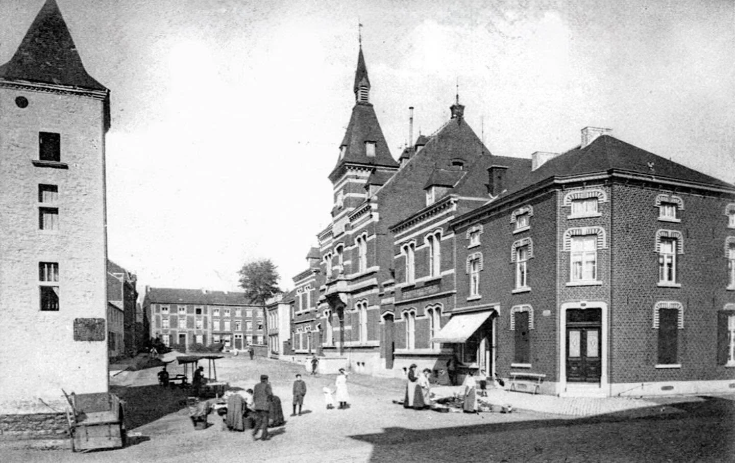 Place communale de Couillet | Place Communale, Couillet | 1909