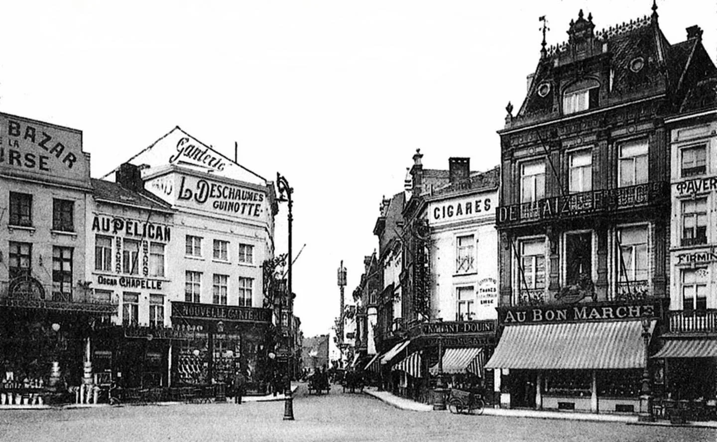 Retour dans le temps : la Place Verte, autrefois la Place du Sud. | Place Verte, Charleroi