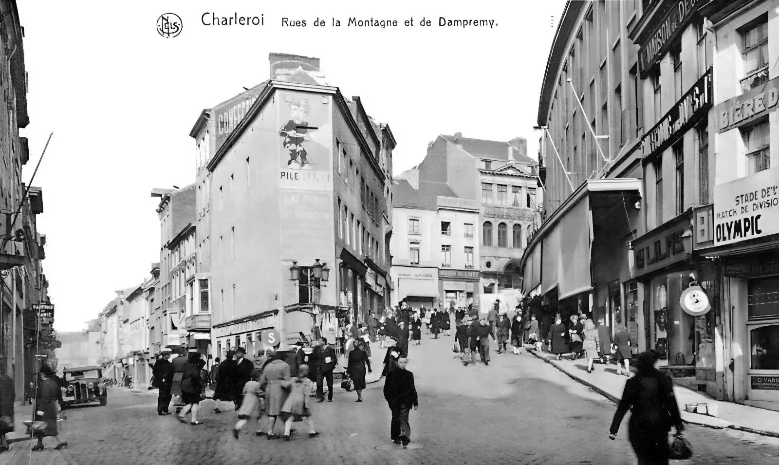 Rue de la Montagne | Rue de la Montagne, Charleroi | 1945