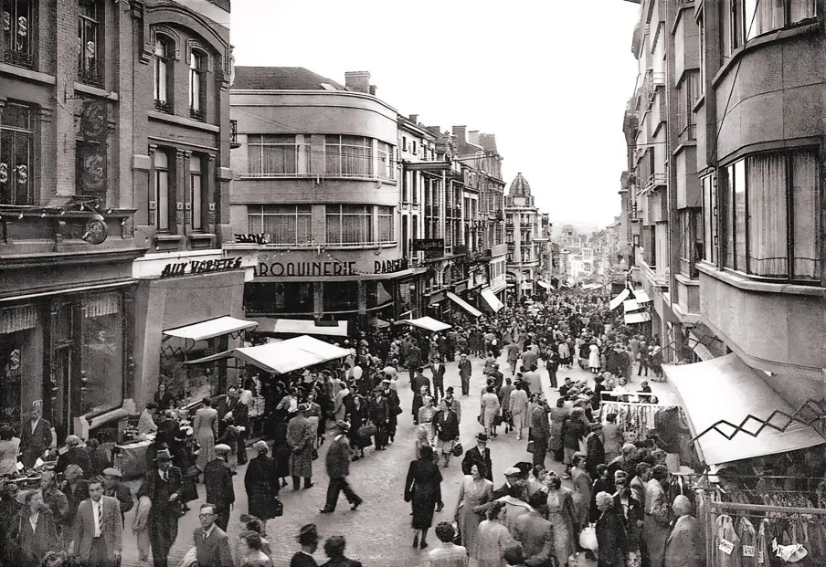 Rue de la Montagne | Rue de la Montagne, Charleroi | 1950 - 1960