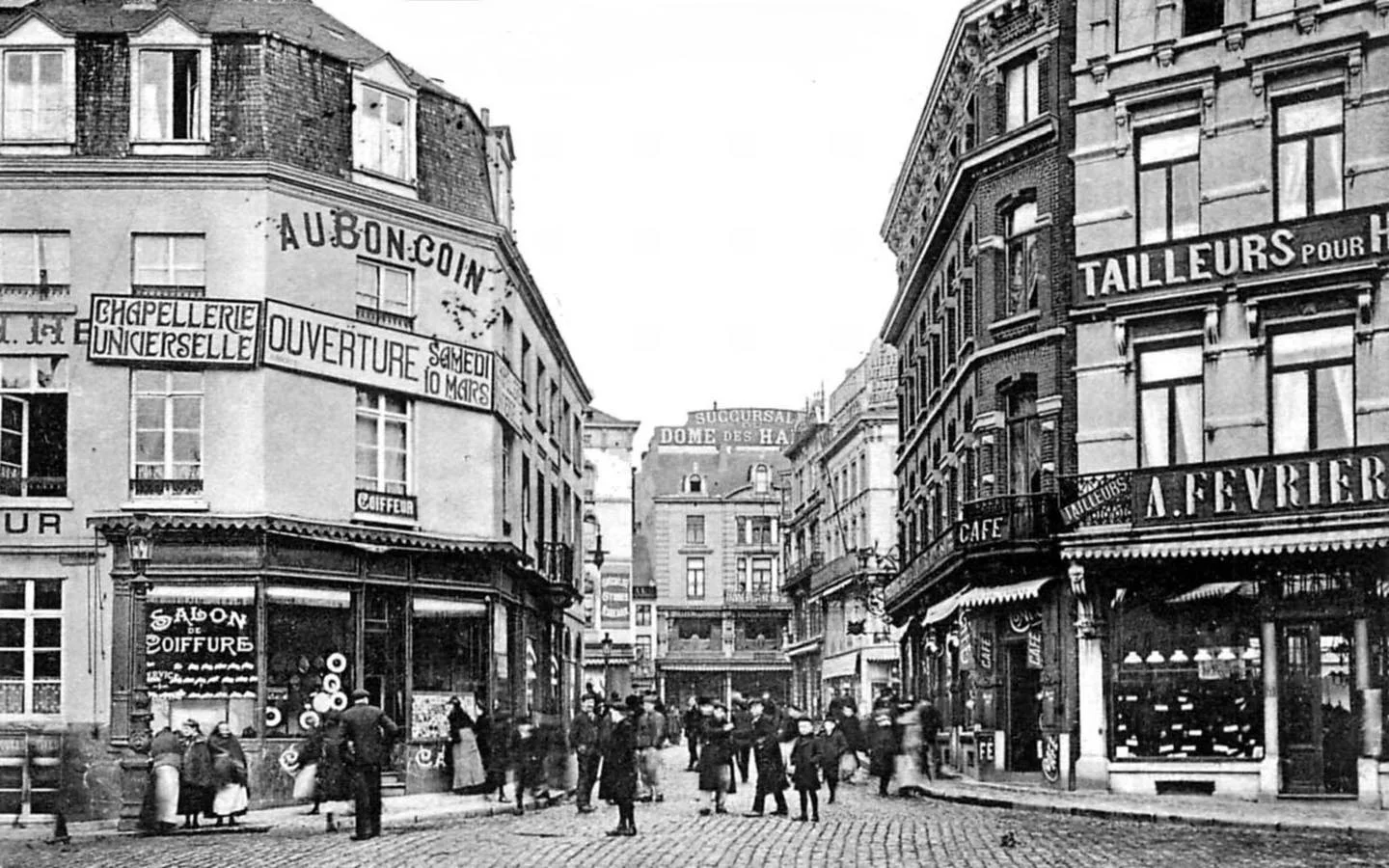 Rue du Pont de Sambre | Rue du Pont de Sambre, Charleroi | 1906