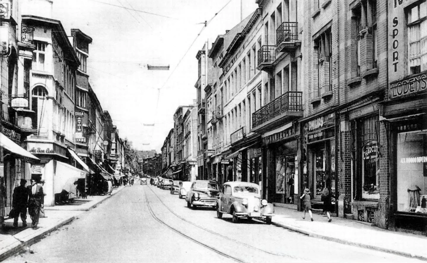 Rue Neuve, à une date oubliée | Rue Neuve, Charleroi