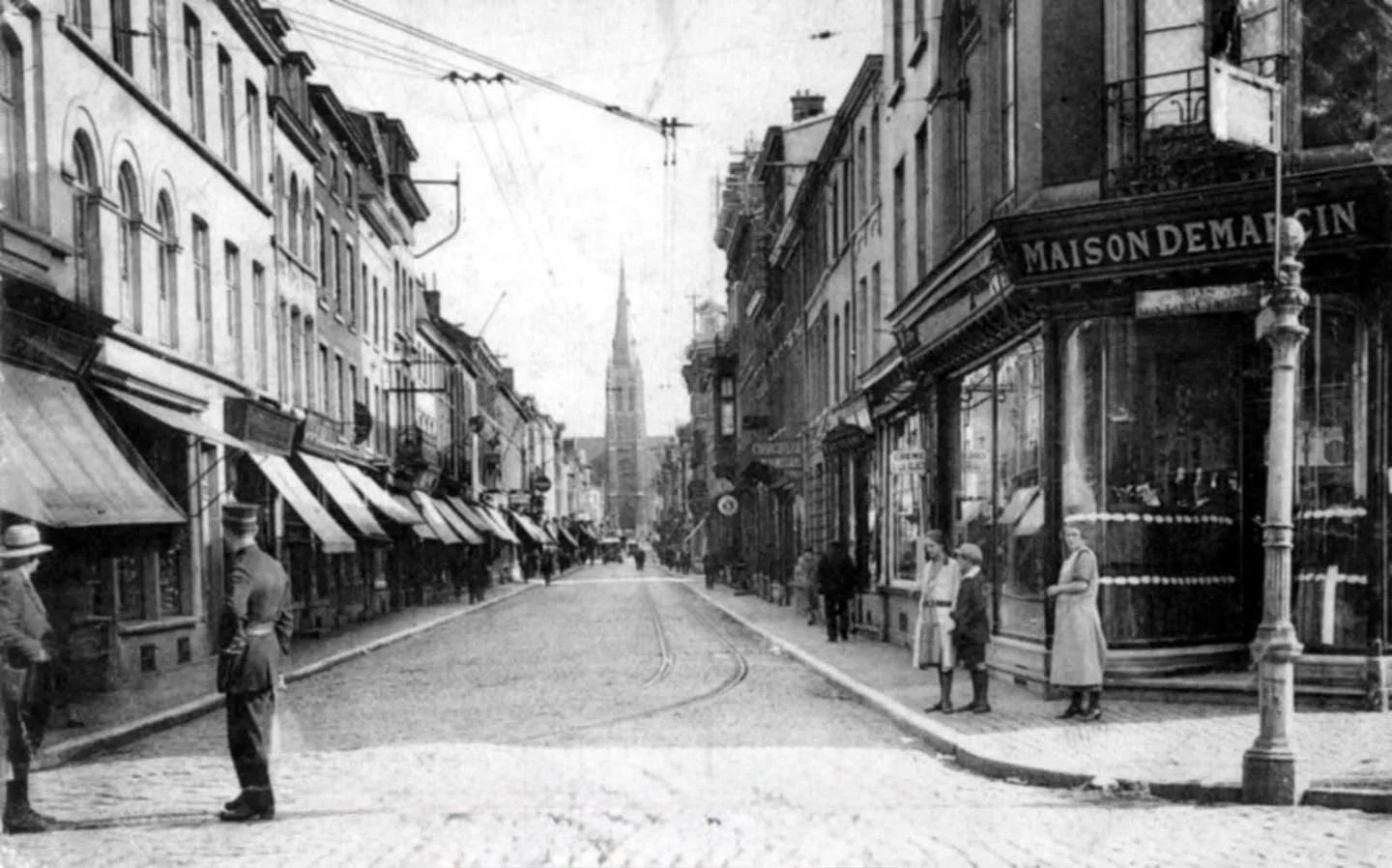 Rue Neuve en 1923 | Rue des Bateliers, Marchienne-au-Pont | 1923